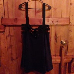 Suspender Strap Skater Skirt